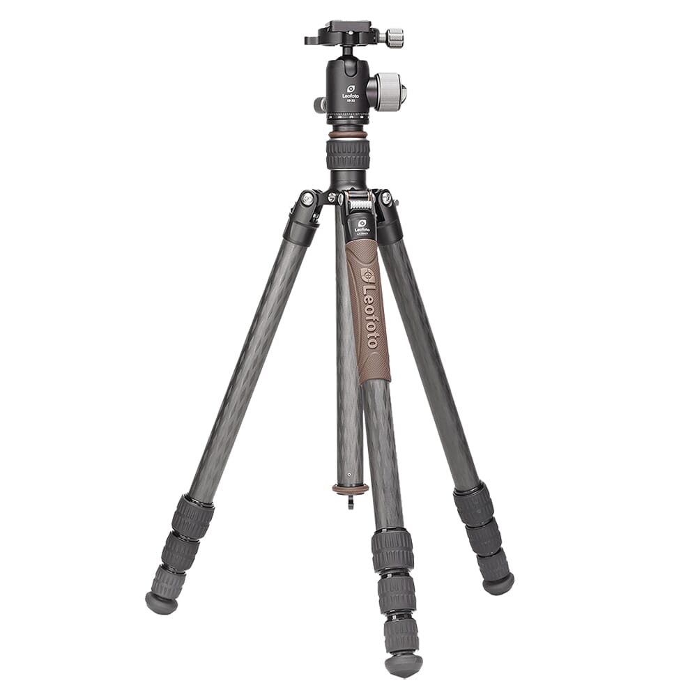 Leofoto LX-254CT+XB-32 Reversible & Lightweight Carbon Fiber Travel Tripod w/Ball Head LX-254CT-XB-32
