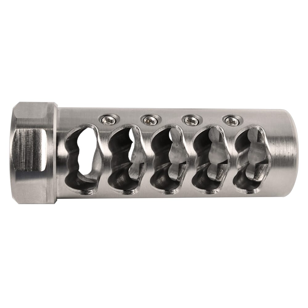 American Precision Arms Gen 4 Fat Bastard Self Timing Muzzle Brake 5/8x24 / .30 / Stainless G4F5830S