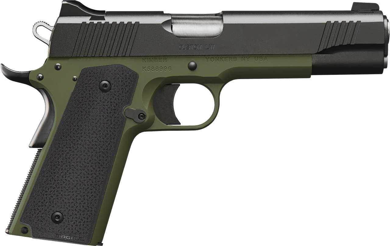 Kimber Custom LW 9mm 5" Bbl 1911 Ranger Green Pistol w/Magpul Grips 3000465