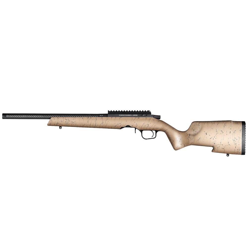 Christensen Arms Ranger 22LR 18" 1:16 Tan w/ Black Webbing Rifle 801-12001-00