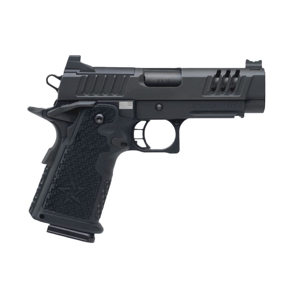 Staccato C2 Carry + Duty V2 C2 Optic Ready DLC Barrel w/ X-Series Serrs DLC/DLC Frm/Fnsh 10-1101-000102-01