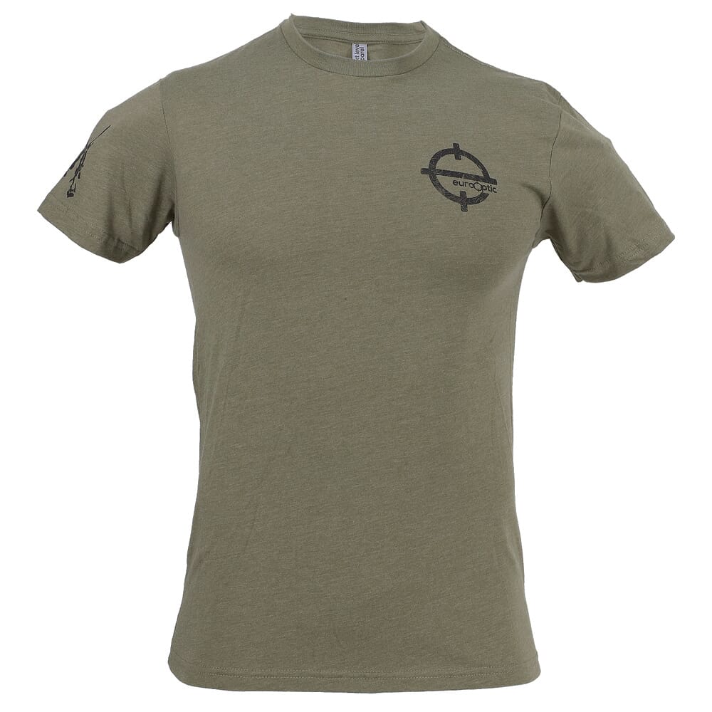 EuroOptic Target Military Green Tee TEE-MILGRN-TARGET