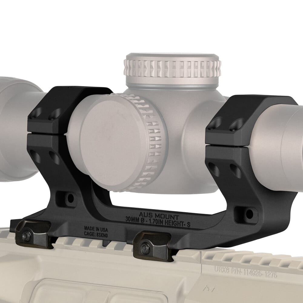 Reptilia AUS 30mm 1.70" Black Optic Mount 100-238