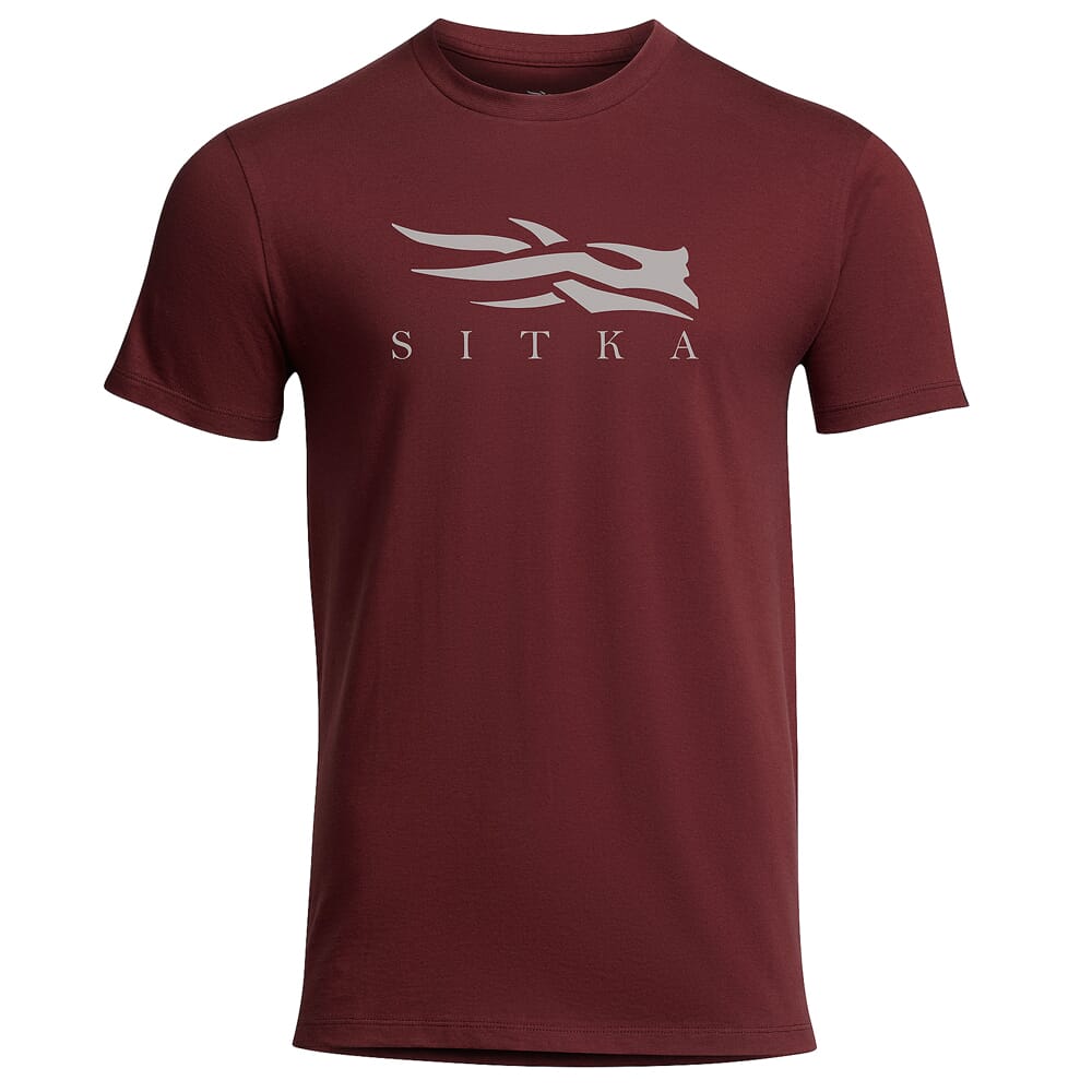 Sitka Gear Icon Tee Dark Red 600087-DAR