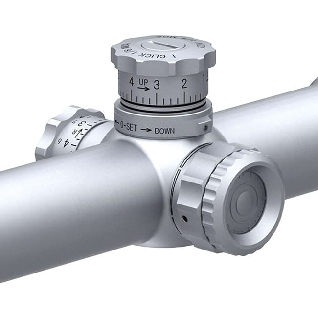 March X Tactical 8-80x56mm Silver SFP MTR-RTM Reticle 1/8MOA 4Level Illum Riflescope w/Middle Wheel D80V56STI-MTR-RTM