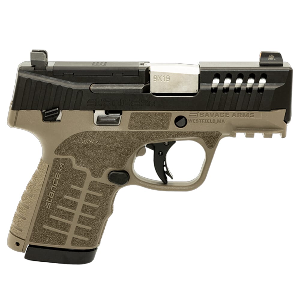 Savage Arms Stance XR MC9MS 9mm 3.2" 1:10" Bbl FDE Semi-Auto Pistol w/Night Sights 67056