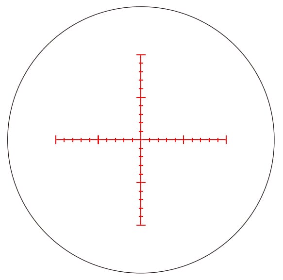 March Compact 1-10x24mm SFP MTR-1 Reticle 1/4MOA 6Level Illum Riflescope D10V24I-MTR-1