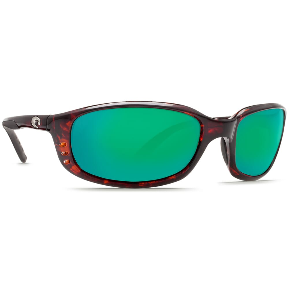 Costa Brine Tortoise Frame Sunglasses w/Green Mirror 580P Lenses - New Without Tags 06S9017-90170659