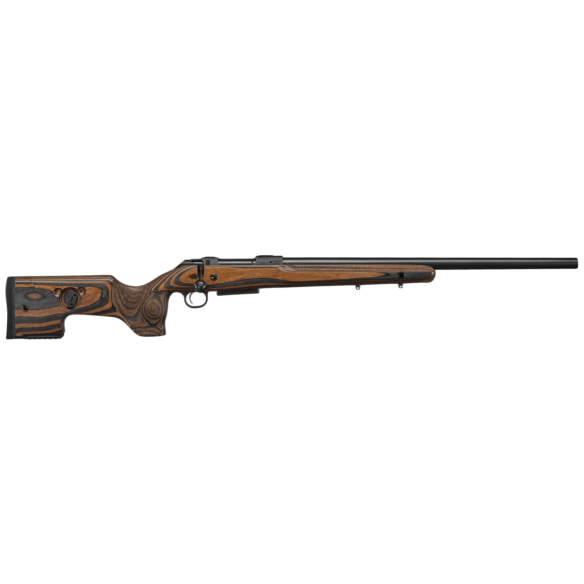 CZ-USA 600 ST2 Range 6.5 Creedmoor 24" 1:8" 5/8x24 Bbl Gray/Brown Laminate 5rd Rifle w/Adjustable Comb 07505