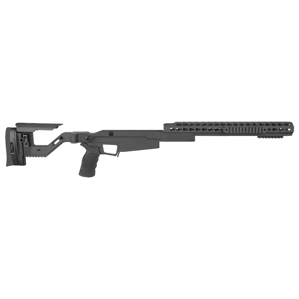 Accuracy International AXSR AICS Rem 700 LA .338 Lapua Mag CIP Right Folding, 16? Forend Black SRC-002BL