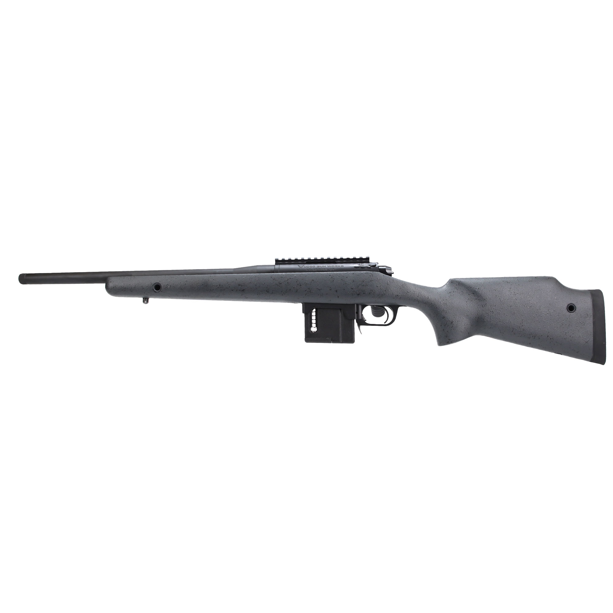 Vudoo Gun Works Gen2 RH 17M2 18" Lothar Specter 1/2-28 20MOA TT Primary Grayboe Terrain TRI-22LR-G2-SP18T-GBTGRB