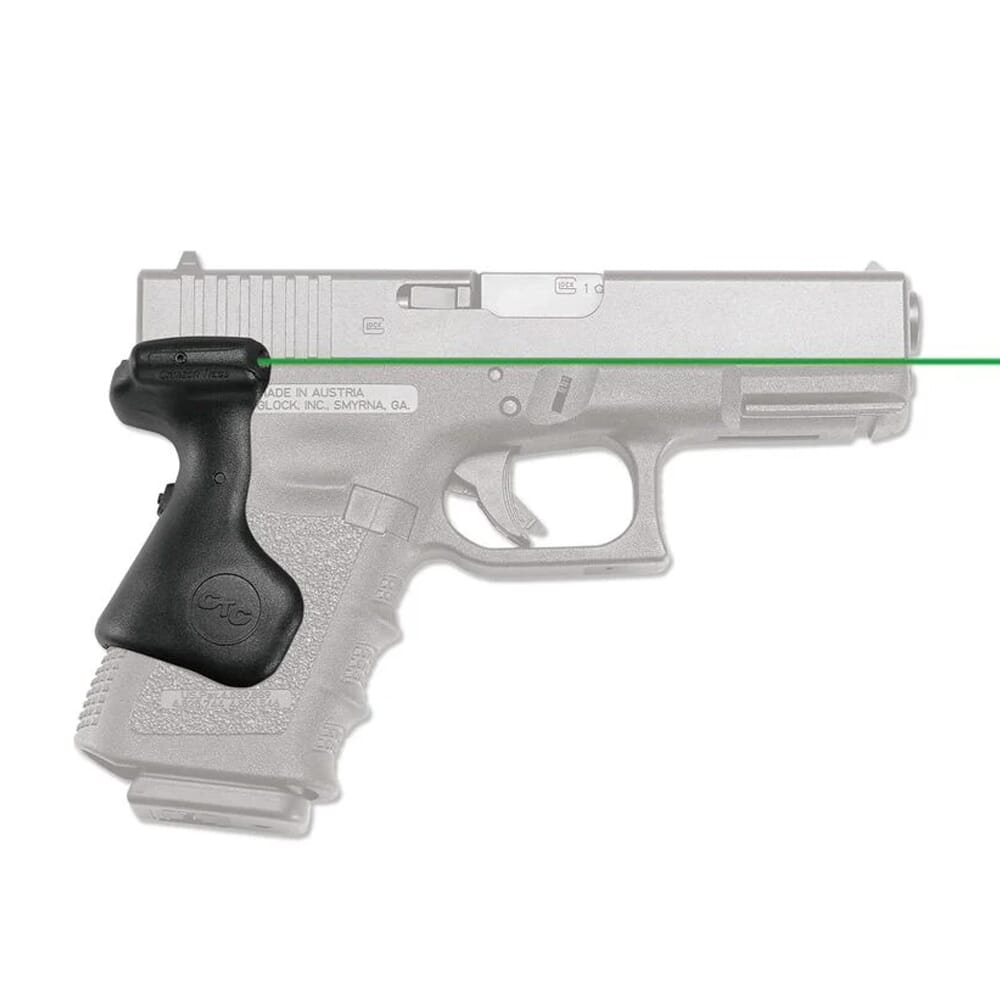 Crimson Trace LG-639G Lasergrips Glock Gen3/Gen4/Gen5 Compact Green Laser Sight 01-6750-1