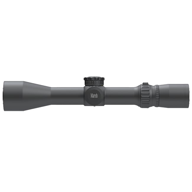 March Compact Tactical 2.5-25x42 Di-plex Reticle 1/4MOA Riflescope D25V42T