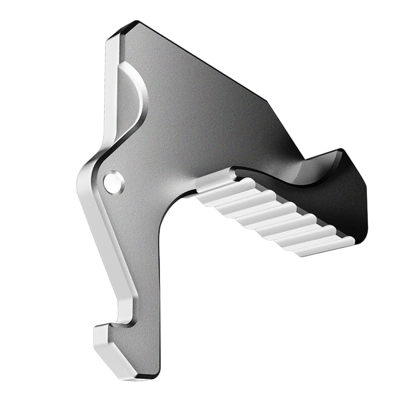 RISE Armament RA-212GI Silver Extended AR Charging Handle Latch RA-212GI-SLVR