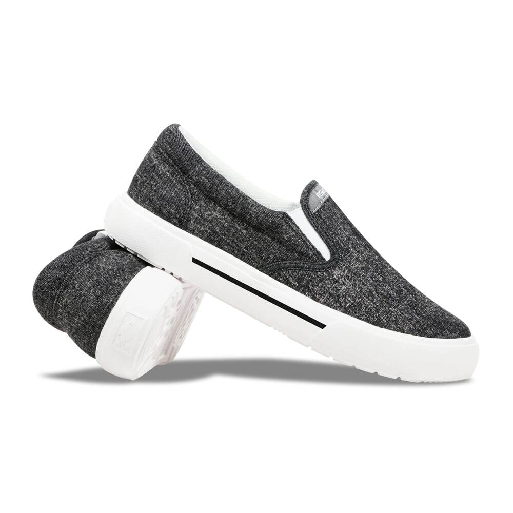 Fishooz Sunwashed Slip-On Black/White Shoes SUN-MSO-BLK-M