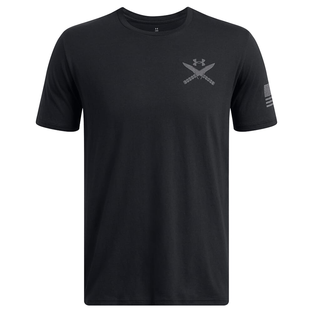 Under Armour Freedom Tac Logo T-Shirt Black 1389463-001