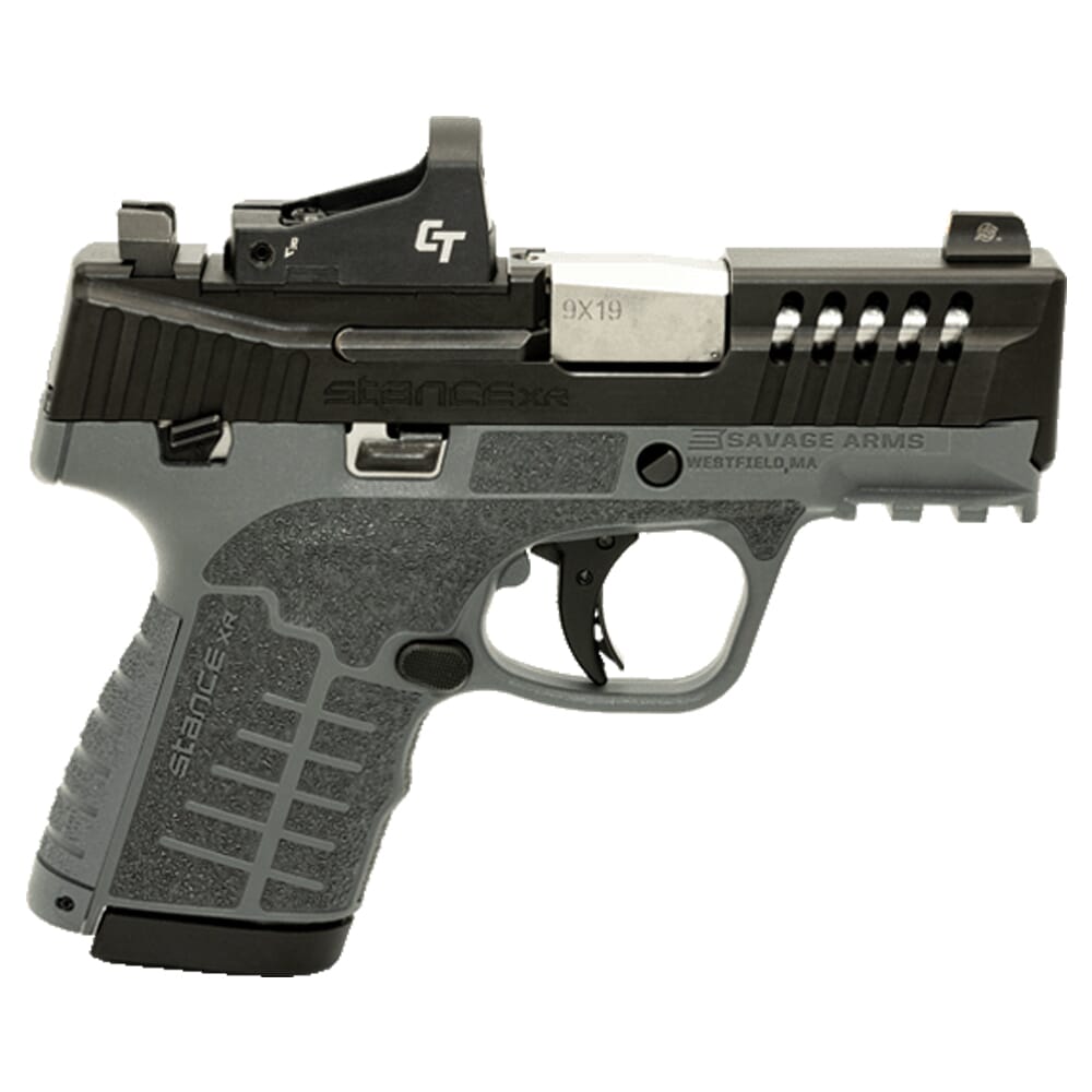 Savage Arms Stance XR MC9MS 9mm 3.2" 1:10" Bbl Gray Semi-Auto Pistol w/Red Dot Sight 67060