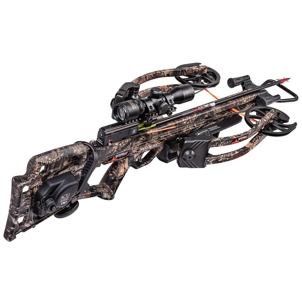 Wicked Ridge RDX 400 Crossbow w/ACUdraw Silent , Multi-Line Scope, Mossy Oak Country WR19060-5532