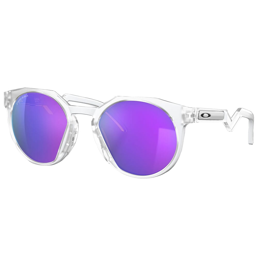 Oakley HSTN (50) Matte Clear w/PRIZM Violet Lenses OO9464-0250