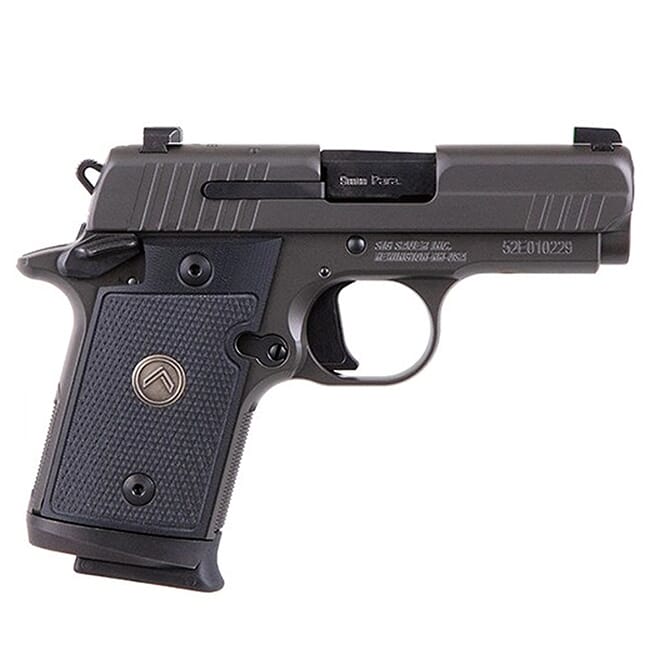 Sig Sauer P938 9mm 5.9" Legion Gray SA Pistol X-Ray 3 Black G-10 Grip (3) 7rd Steel Mag 938-9-LEGION