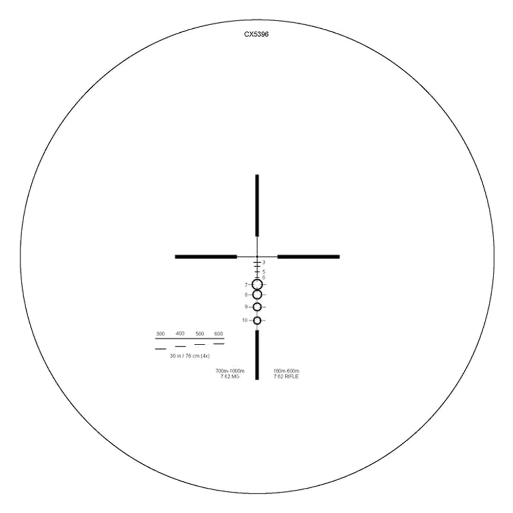 Elcan SpecterDR 1x/4x 7.62mm Riflescope w/Flip Covers ARD & 3MOA XOPTEK DFOV4-B146-C20-X3