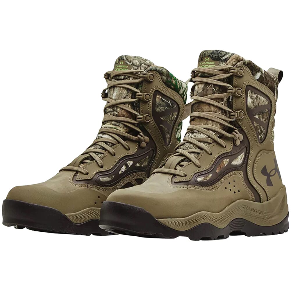 Under Armour Charged Raider WP Boots RT Edge/Mvrck Brn Size 8 3024338-902018