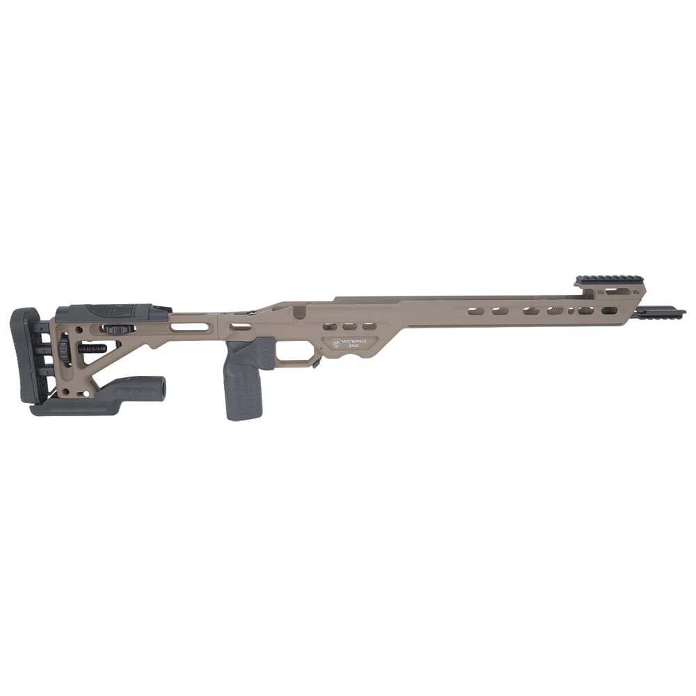 Masterpiece Arms Remington LA RH Flat Dark Earth Competition Chassis COMPCHASSISREMLA-FDE-RH-21