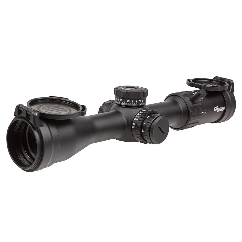 Sig Sauer WHISKEY4 3-12x44mm SFP BDC Riflescope w/Side Focus SOW43001