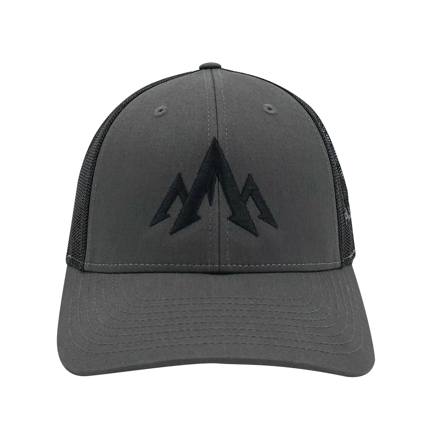 Pnuma Outdoors Mountain Icon Trucker Cap Charcoal OSFM CP-MT-CH