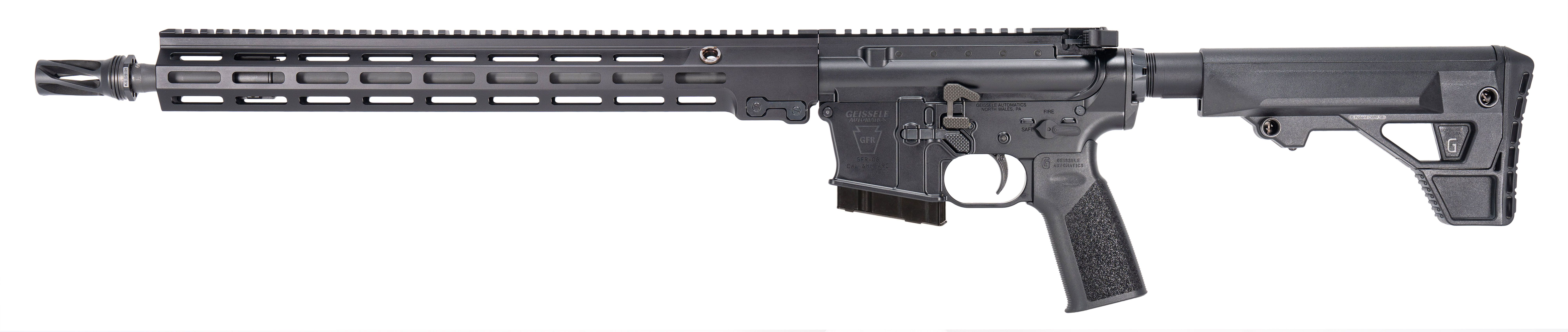 Geissele GFR 6mm ARC 18" Bbl Black Rifle w/(1) 5rd 6mm ARC Geissele Mag 08-652B
