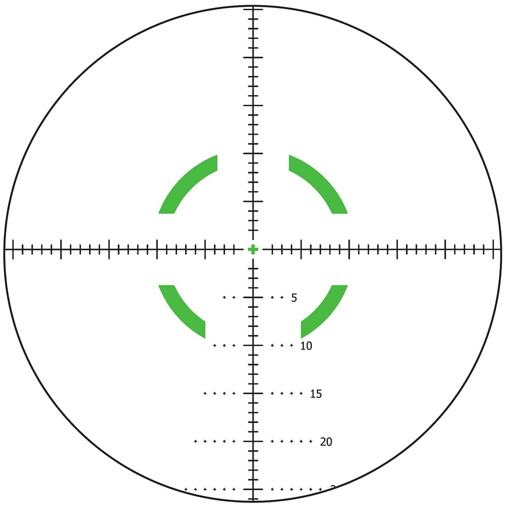 Trijicon VCOG 1-6x24 Green Segmented Circle/Crosshair MIL Govt. Scope 1600038