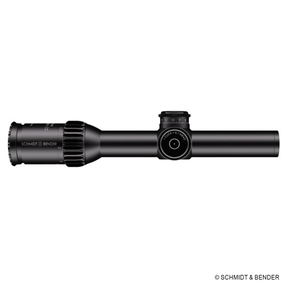 Schmidt Bender 1-8x24 PM II ShortDot Dual CC MDR ST LT MTC / ST LT ZC 0.1 mrad ccw Black Riflescope 683-811-44E-K2-H2