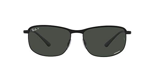 Ray-Ban Black on Black Polar Dark Grey 0RB3671CH-186K860