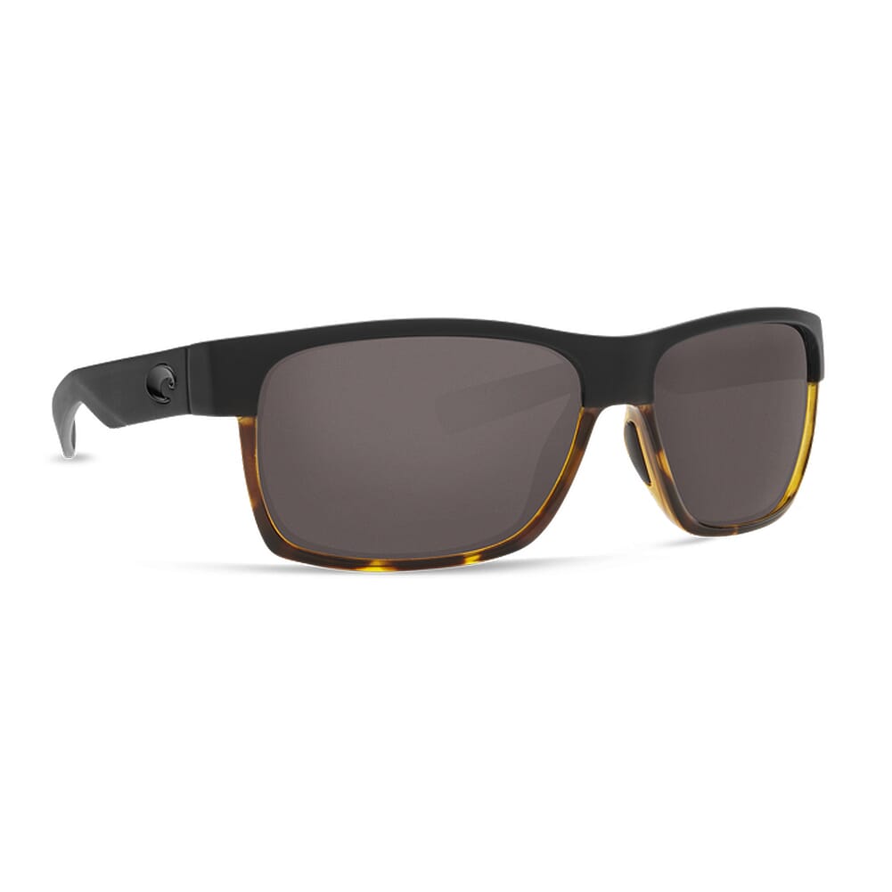 Costa Half Moon Matte Black/Shiny Tortoise Frame Sunglasses HFM-181