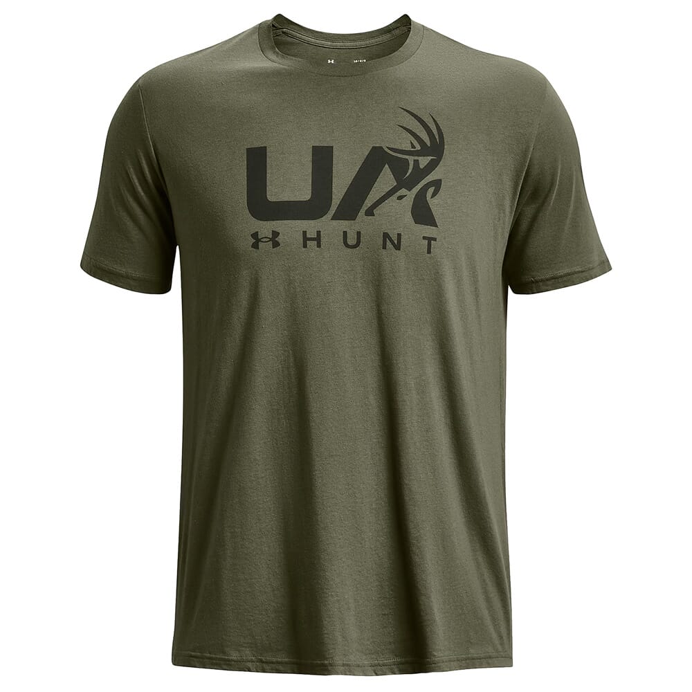 Under Armour Antler Hunt Icon SS Tee Marine OD Green 1366014-391