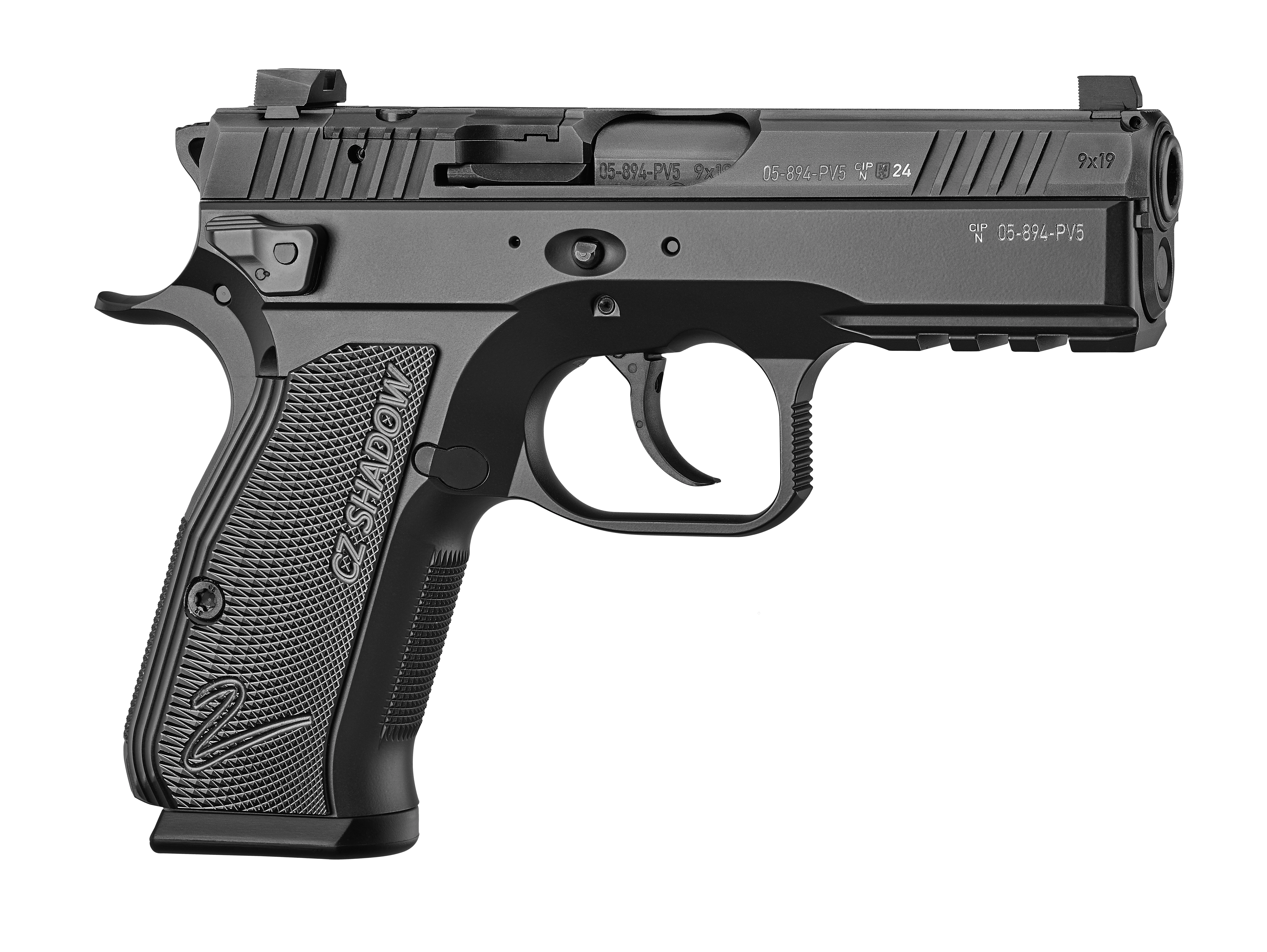 CZ-USA Shadow 2 Carry 9mm 4" Bbl 15rd Optics-Ready Compact Pistol 91244