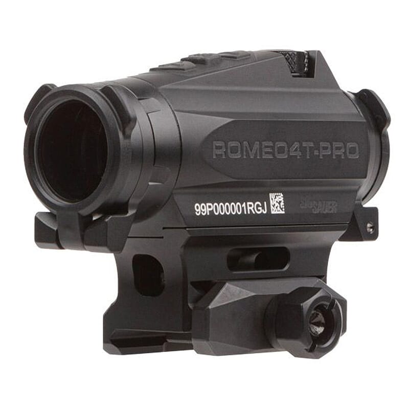 Sig Sauer ROMEO4T-PRO Ballistic Circle Dot 1/2MOA Reflex Sight w/Hex Bolt Mount & Spacer SOR44101