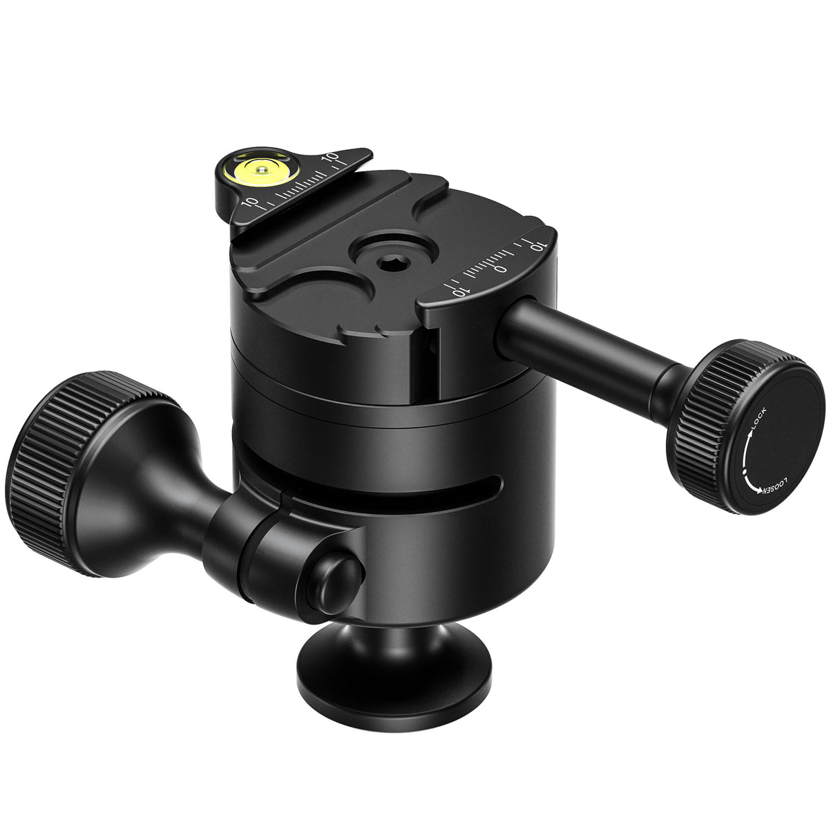 Leofoto MK-40 40mm Arca Ball Head w/GS-3 Rifle Clamp Support Mount MK-40-GS-3-FOR-SA-TRIPOD