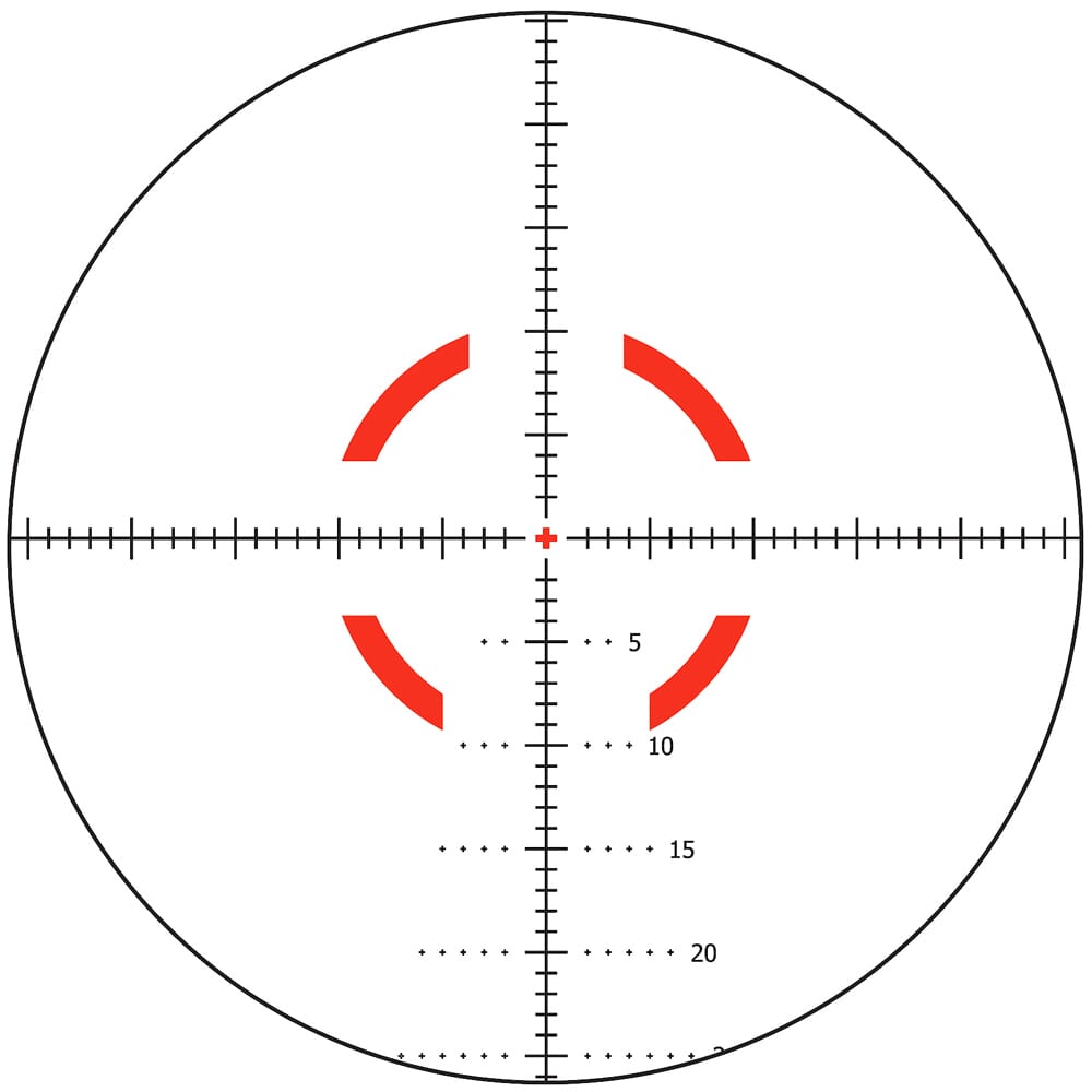 Trijicon VCOG 1-6x24 Red Segmented Circle/Crosshair MIL Govt. Scope 1600037