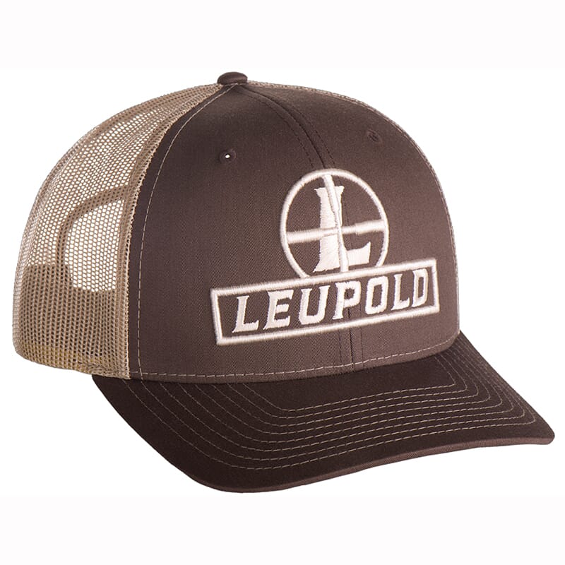Leupold Reticle Trucker Hat Brown/Khaki 180424
