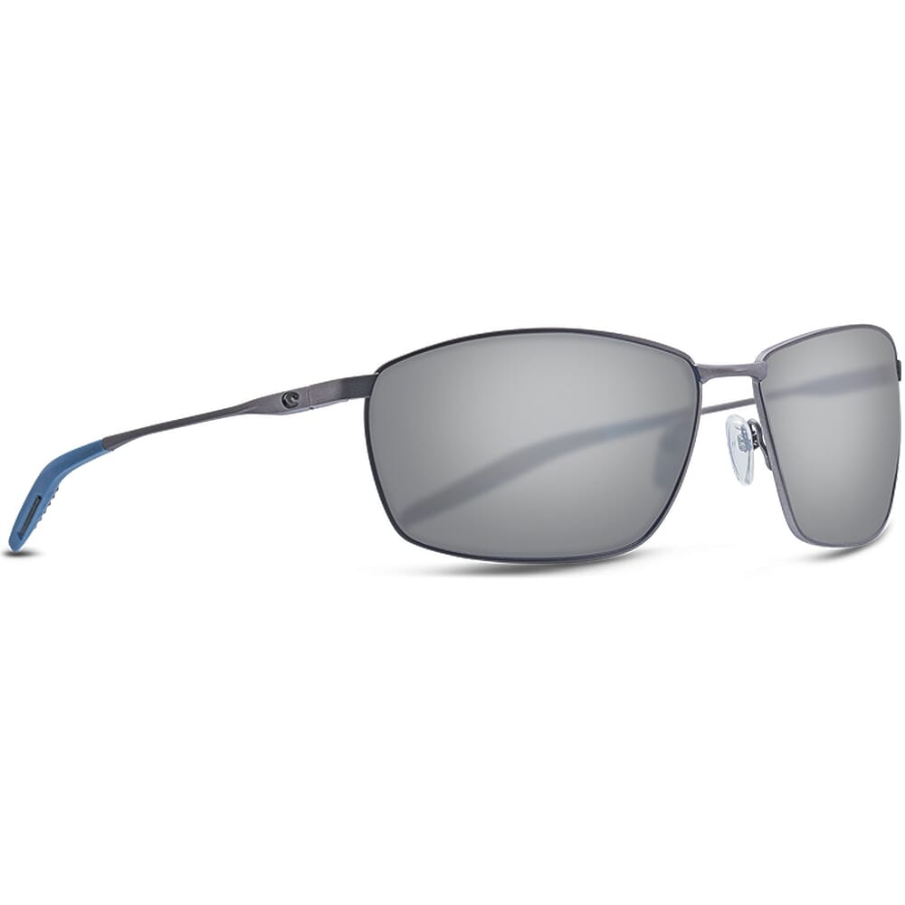 Costa Turret Matte Dark Gunmetal/Deep Blue/Black Frame Sunglasses TRT-247