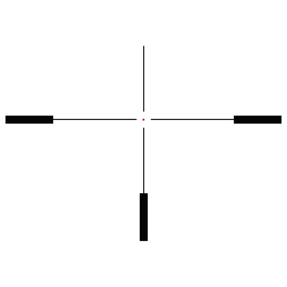 US Optics TS 1-8x24mm ; 30 mm Tube; Digital Red SFP Simple Crosshair; 2 MOA Red Dot; Riflescope TS-8X SFP