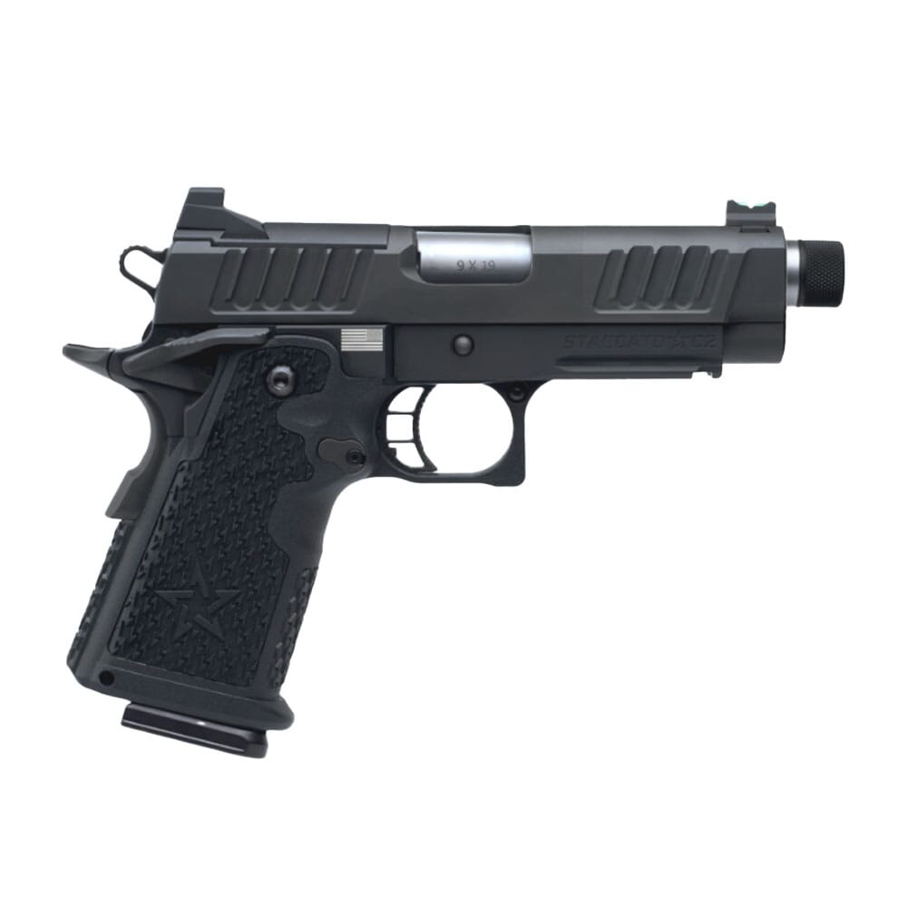 Staccato C2 Carry + Duty V2 C2 Optic Ready Stainless Threaded Barrel DLC/SS TB Frm/Fnsh 10-1101-000202