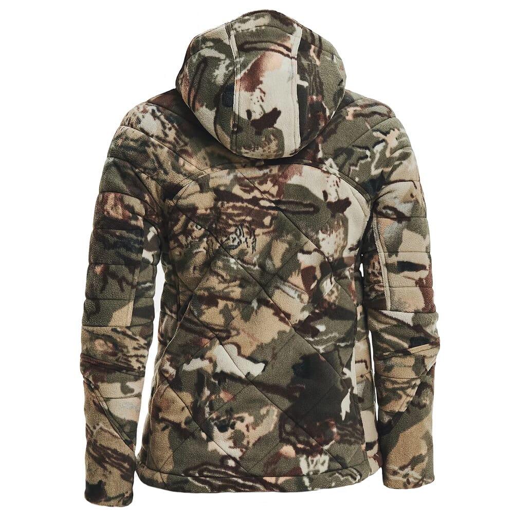 Under Armour Women's Rut Windproof Jacket UA Forest All Season Camo/Black 1365594-994