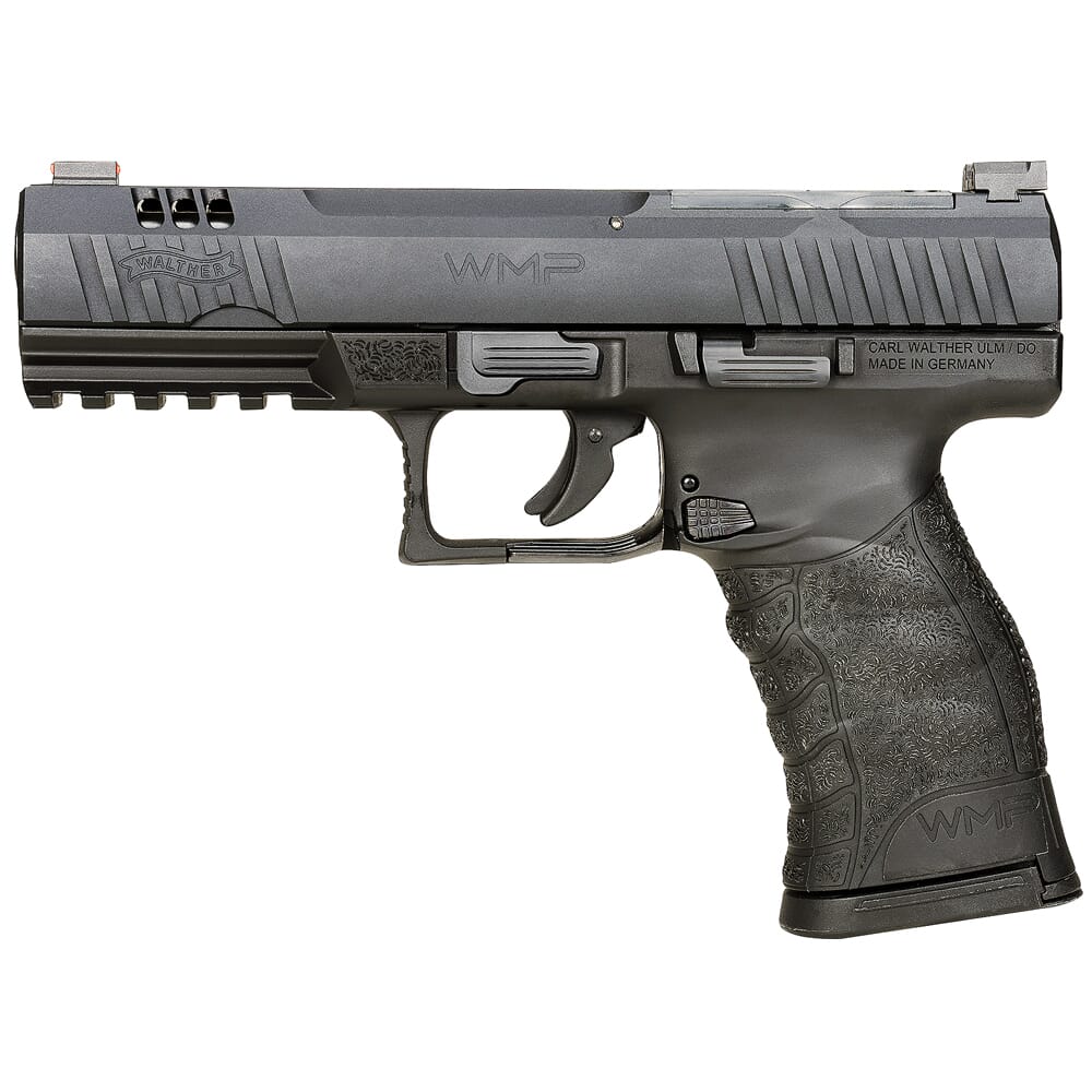 Walther Arms WMP .22 WMR 4.5" Bbl Optic-Ready Pistol w/(3) Optic Plates & (2) 15rd Mags 5220300