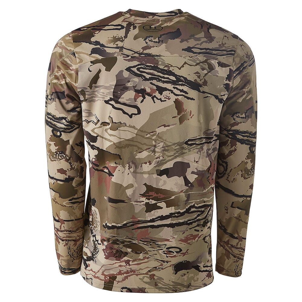 Under Armour Whitetail Iso-Chill Brush Line Long Sleeve Tee UA Barren Camo/Black 1361308-999