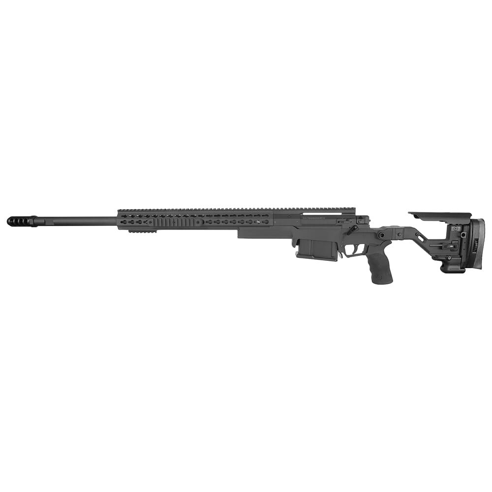 Accuracy International AXSR .300 PRC 27" 3/4"-24 Threaded Bbl Black Folding Rifle w/Brake SR30P27MBL