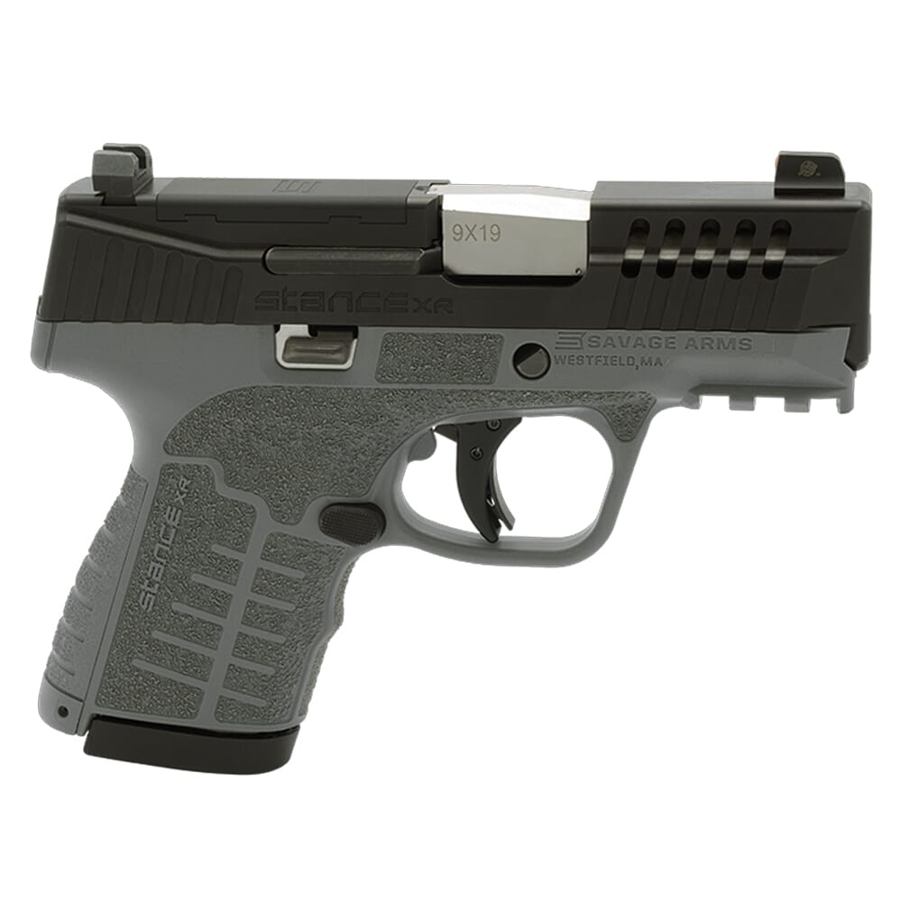 Savage Arms Stance XR MC9 9mm 3.2" 1:10" Bbl Gray Semi-Auto Pistol w/Night Sights 67067