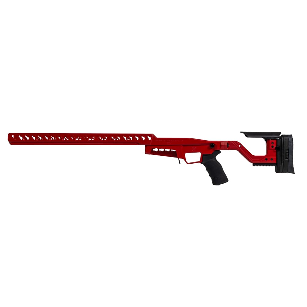 Accuracy International AT-X AICS Tikka T3 Fire Red Fixed Stock 29828FI-RD2
