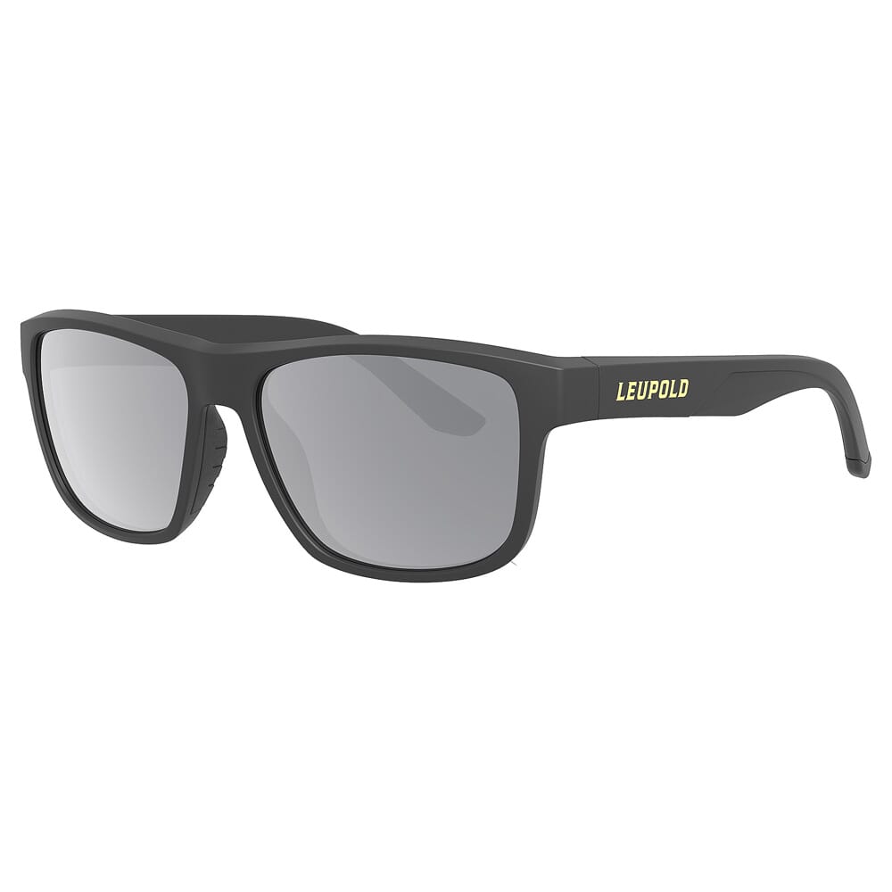 Leupold Katmai Matte Black, Shadow Gray Flash Lens Performance Eyewear 179097